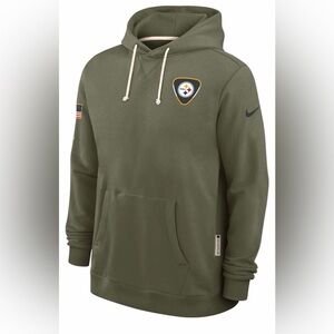 Nike Authentic NFL Pittsburgh Steelers 2025 Salute to Service Hoodie Size 2XL